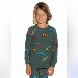 Chaser Kids Skelton Dinosaur Sweatshirt Super Soft Chaser Comfort